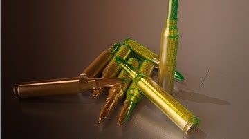 Tutorial #02  Vray rendering machine gun bullets (3ds max) [1080p]