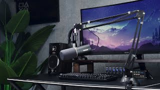 Tonor Td510 Dynamic Microphone, Usbxlr Pc Microphone With Boom Arm Stand Xlr Cardioid Studio Mic