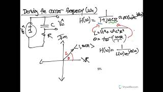 Deriving the Corner Frequency for a Low Pass Filter