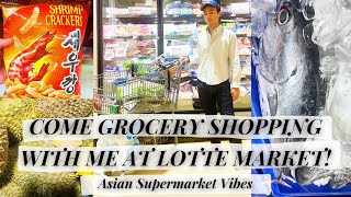 Ep. 64: IS LOTTE MARKET GOOD? Come Grocery Shopping With Me At Lotte Market! Exploring Lotte Market!