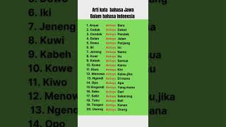 Belajar bahasa Jawa|part 3#shorts screenshot 5