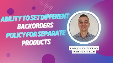 Odoo WooCommerce Connector PRO -  Ability to set different backorders policy for separate products