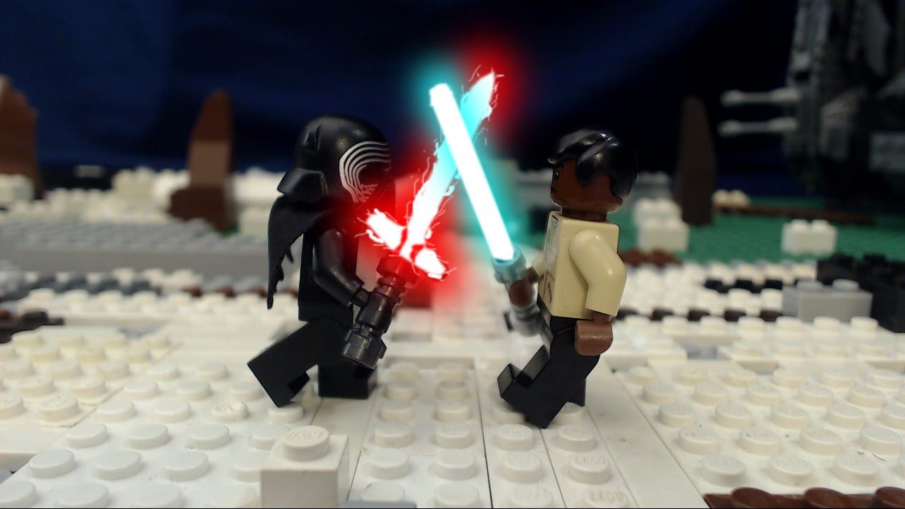 kylo ren vs finn kylo ren vs finn