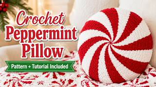 Peppermint Swirl Crochet Afghan Directions
