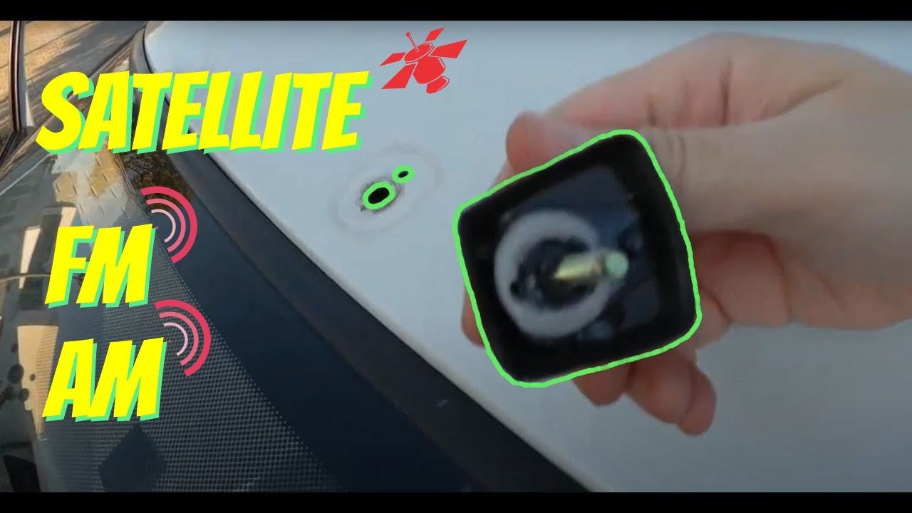 CAR roof ANTENNA installation 🛠 YouTube