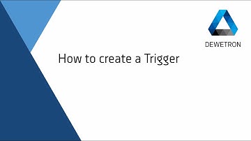 How to create a trigger // DEWETRON Academy