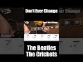 Don't Ever Change The Crickets The Beatles Guitar Chords #Shorts