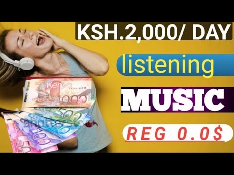 Earn ksh.2,000 per day listening to music /how to make money online in kenya listening to music