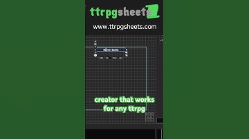 📜 Custom Character Sheet Creator #ttrpgsheets #ttrpg #dnd #pathfinder