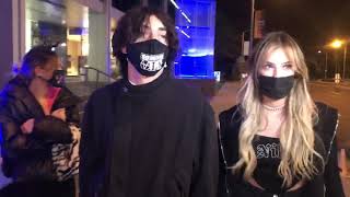 Quinton griggs and cynthia parker Shut down Breaking Up Rumors while Arriving to Boa Steakhouse!