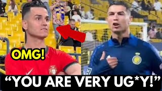 OMG!  Cristiano Ronaldo HIGHLY CONFRONTED his own lookalike!