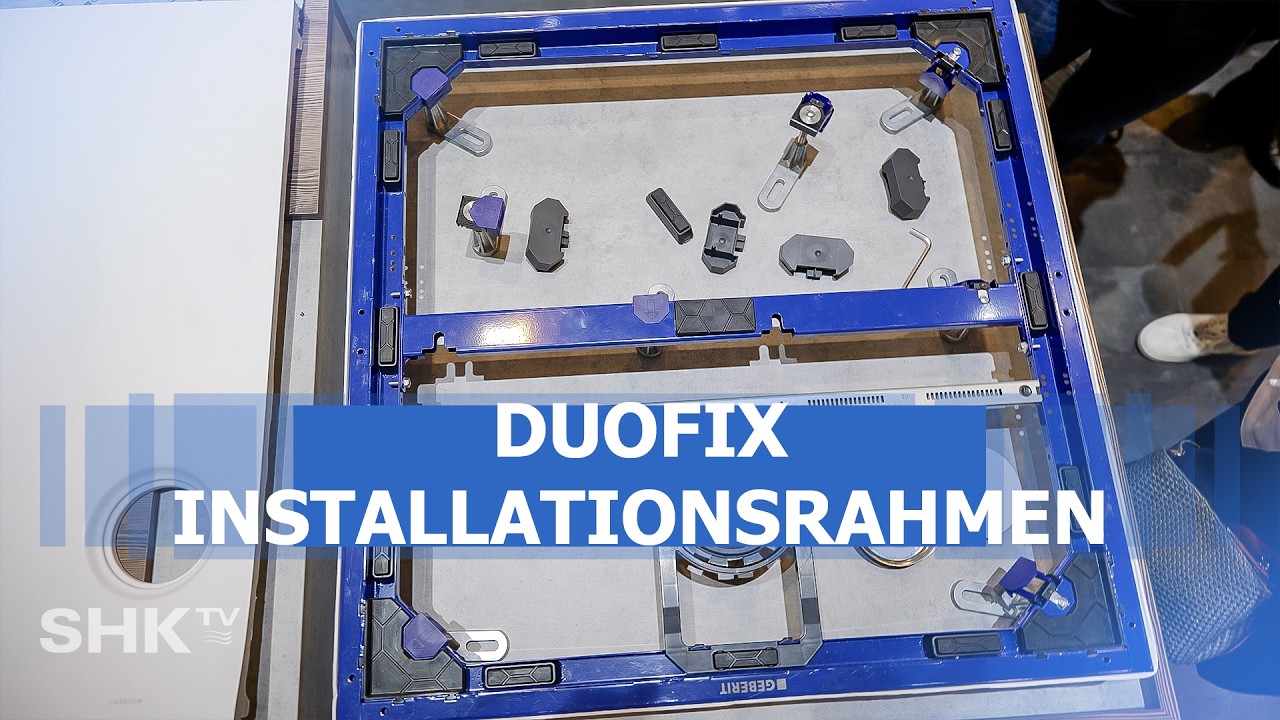 Installationsrahmen für bodengleiche Duschen – Geberit Duofix | SHK-TV Produkt