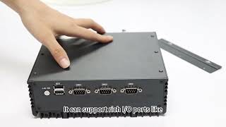 4xLAN Fanless Industrial PC J1900/J6412/i3/i5/i7 Industrial Computer #cesipc #industrialpc #panelpc