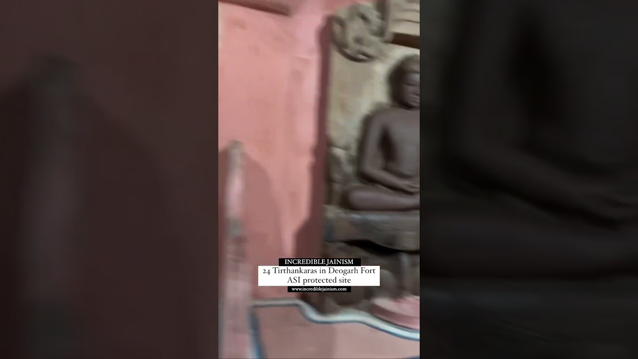 24 Tirthankara in Deogarh Fort, Uttar Pradesh. ASI PROTECTED DIGAMBAR JAIN HERITAGE