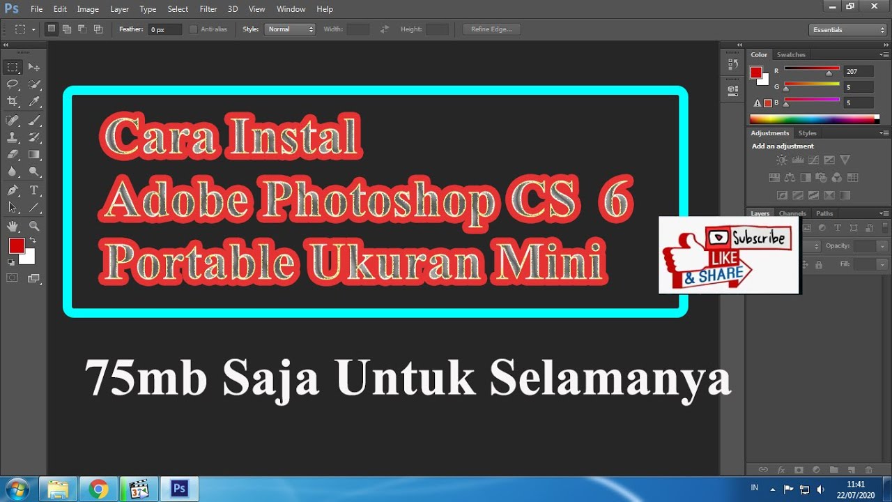 download adobe photoshop cs6 ukuran kecil