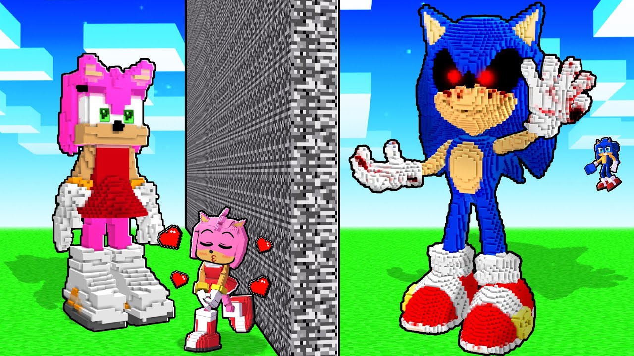 I CHEATED Against My Crush in a SONIC.EXE Build Battle