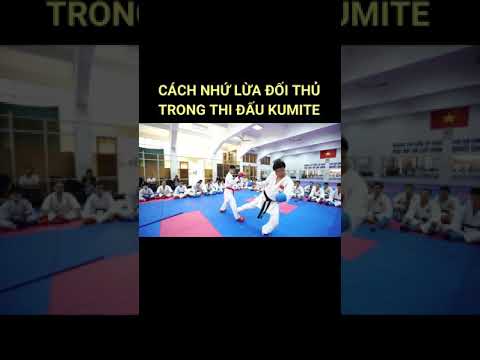 Video Nghệ thuật lừa đối thủ trong thi đấu Kumite #shorts - youtube