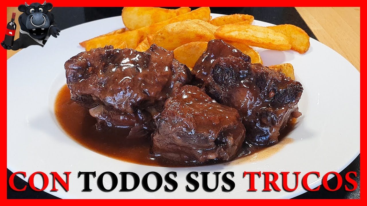 RABO de TORO o de VACA 🐮 al VINO TINTO 🍷 [Receta Tradicional]