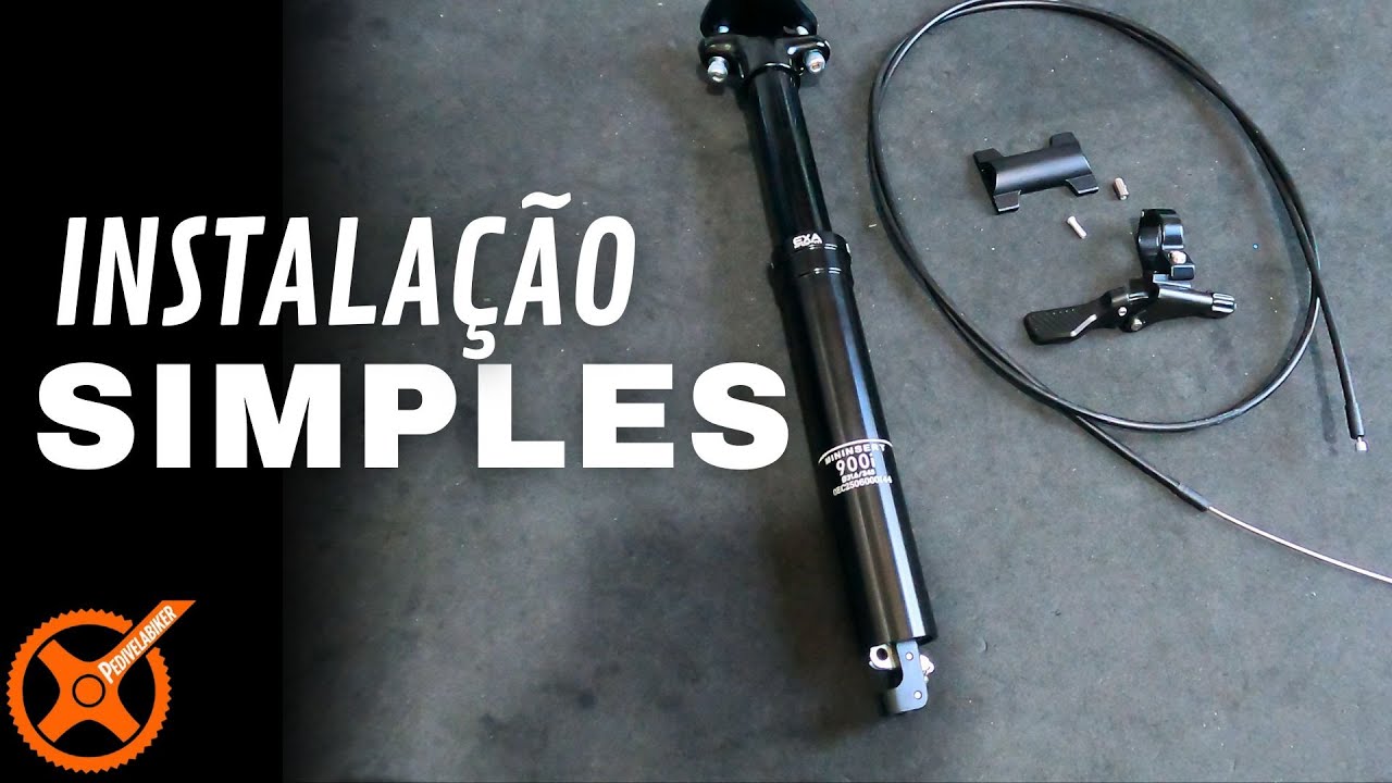 Como INSTALAR do CANOTE RETRÁTIL EXA form 900i 31.6 - 345mm 100mm Curso