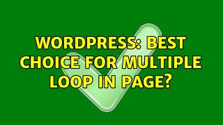 Celebrity Wordpress: Best choice for multiple loop in page? Wealth