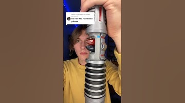 Red And Black Kyber Crystals In The Lightsaber