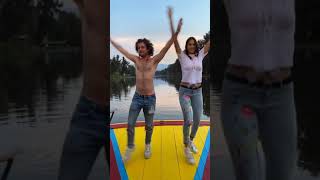 Arisita 💙 El único baile de TikTok que nos sale 🤣 @luisitocomunica #ariannytenorio #shorts