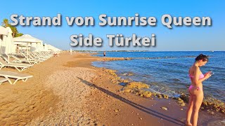 Strand von Sunrise Queen Luxury Resort &amp; Spa | Türkei | Side