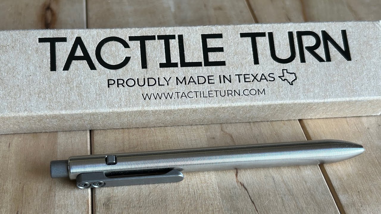 Unboxing - Tactile Turn Click Pen Gen 1 “2-Screw”
