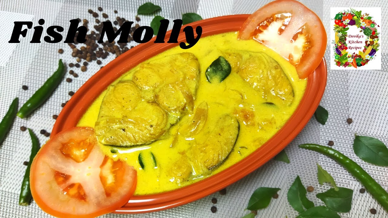 Fish Molly Malayalam Recipe l Fish Molly Kerala Style l ഫിഷ് മോളി l