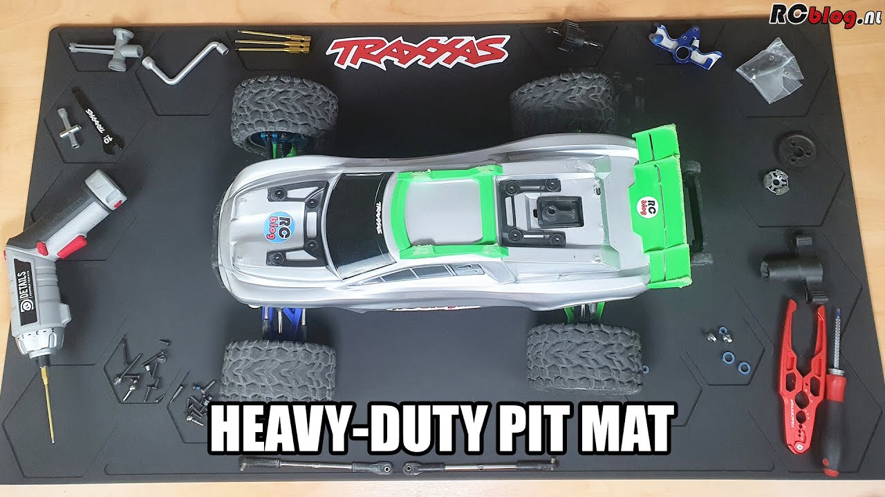 Tapis De Garage Traxxas Heavy-Duty - 92x51cm Caoutchouc