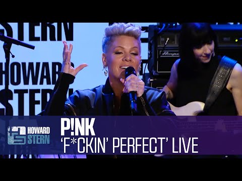 P!nk “F*ckin’ Perfect” Live on the Stern Show