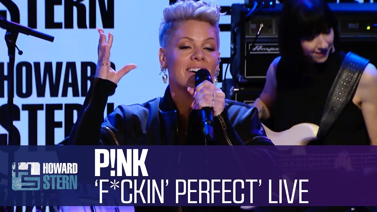 ⁣P!nk “F*ckin’ Perfect” Live on the Stern Show