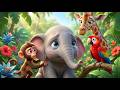 The Lost Baby Elephant’s Journey 🐘🐾 Help Find Mommy Elephant | Nursery Rhymes & Baby Songs