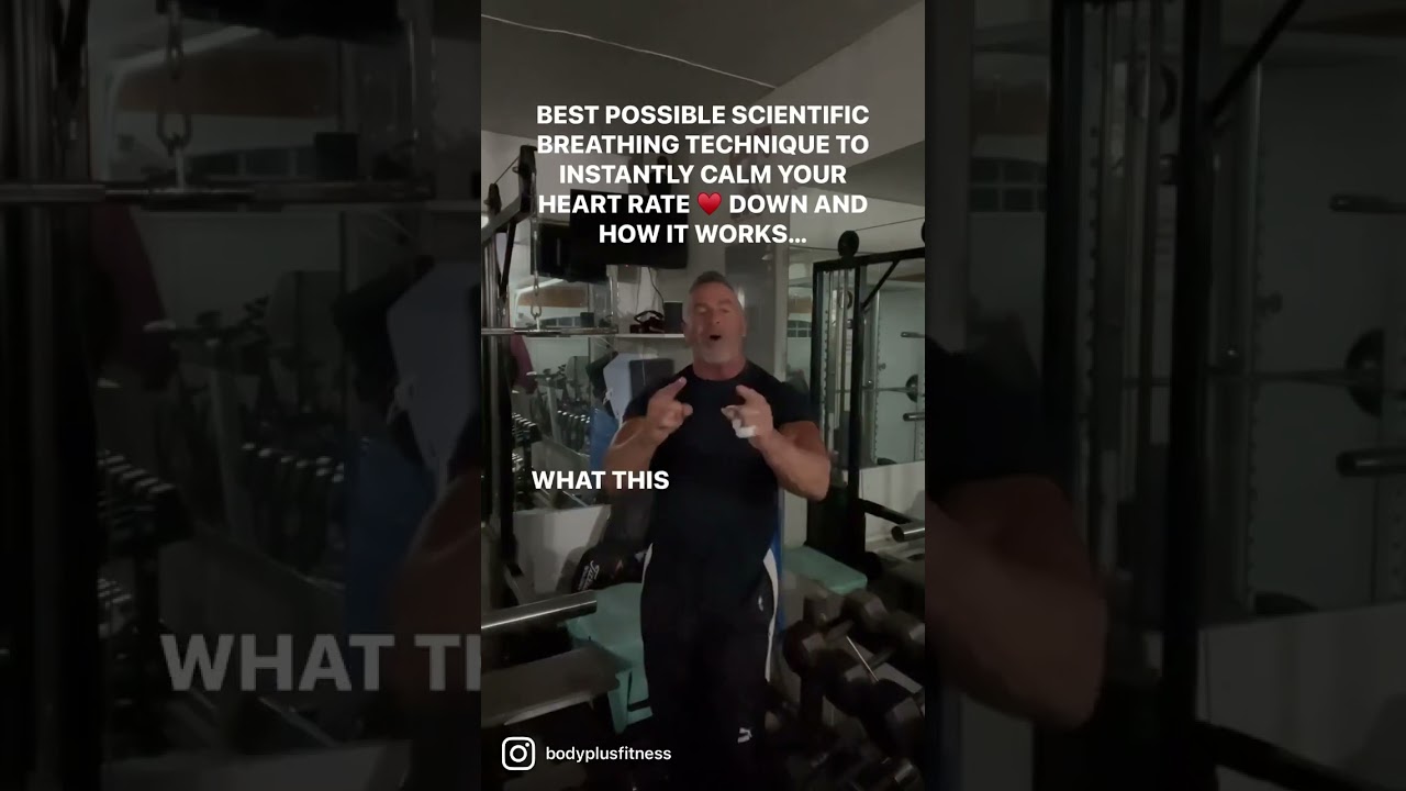 BEST POSSIBLE SCIENTIFIC BREATHING TECHNIQUE TO INSTANTLY CALM YOUR HEART RATE ♥️ DOWN HOW IT WORKS…