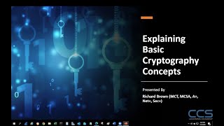 Basic Cryptography Concepts | A Webinar on Cryptography Concepts | CompTIA Security+ Course