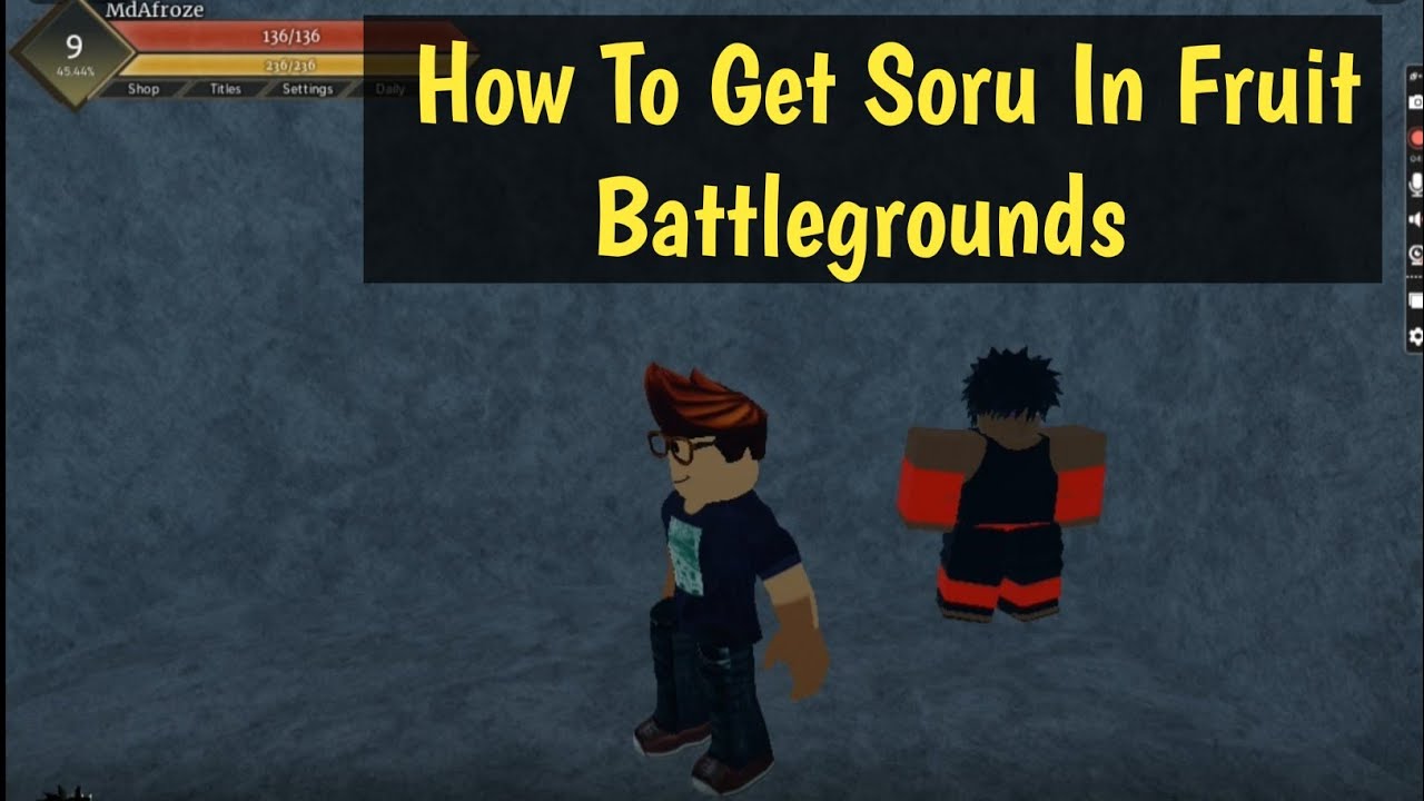How to Get Soru in Fruit Battlegrounds: Complete Guide