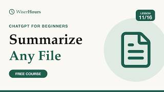 ChatGPT for Beginners: Summarize Files and Long Text With ChatGPT