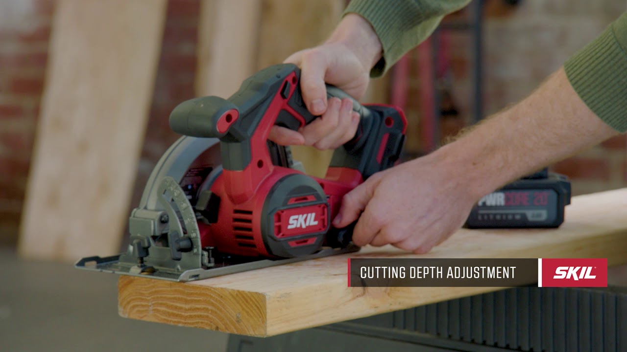 SKIL PWR CORE 20 Brushless 20V 6-1/2'' Circular Saw Kit, Includes 4.0 Ah  Battery, PWR ASSIST UBS Adapter AND PWR JUMP Chargers CR5413-1A 