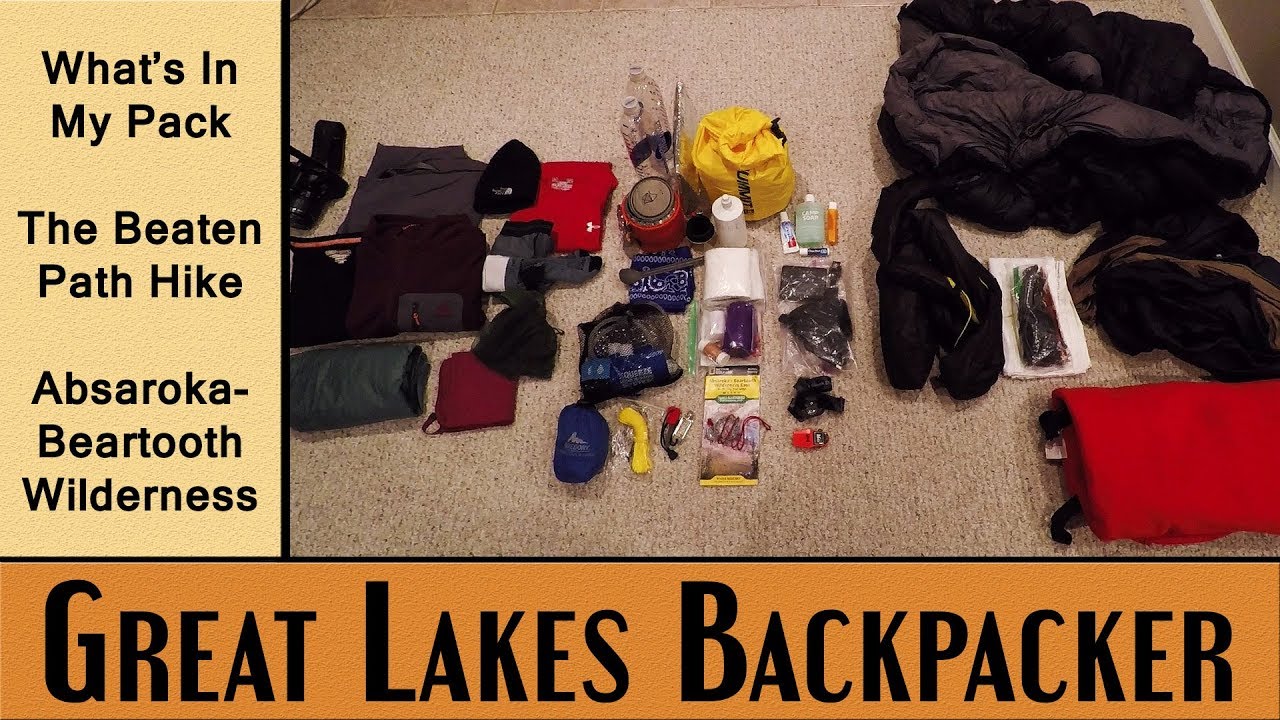 What's In My Pack: The Beaten Path Hike - Absaroka-Beartooth Wilderness