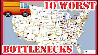 America's Top 10 WORST Interchange Bottlenecks For Trucks | Can They Be Fixed?