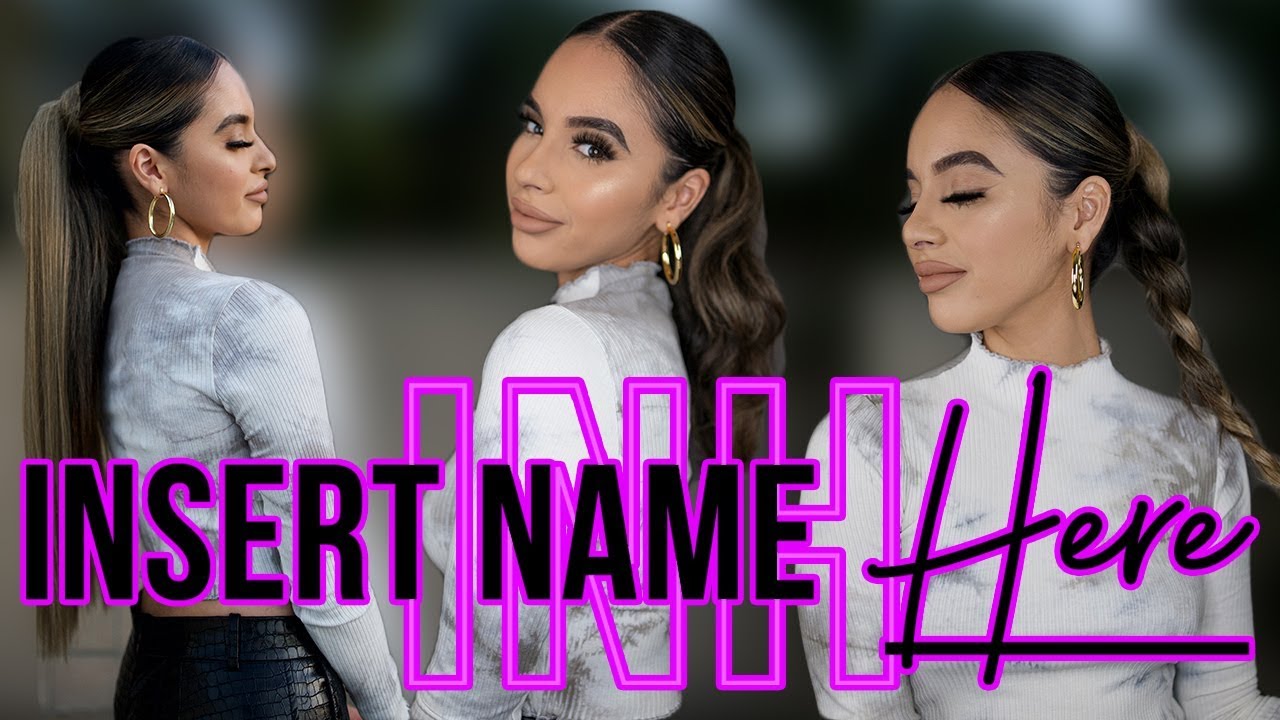 INSERT NAME HERE HAIR EXTENSION REVIEW (MIYA + BRIT PONYTAIL)