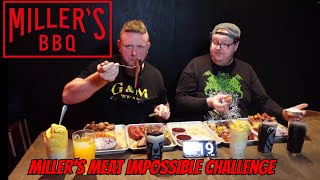 Eating Miller’s  BBQ €140 Meat Impossible Platter Challenge.