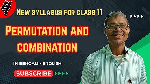 Permutation and Combination Class 11|| XI || New Syllabus 2025|| Part-4|| #btosacademy