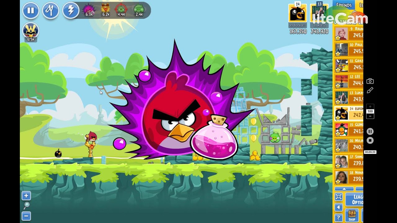 Angry Birds Friends tournament,  week 198, level 6