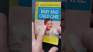 Baby & Child Care | Dr Spock the baby book | vintage paperback | #shorts #babyboomer #nostalgia