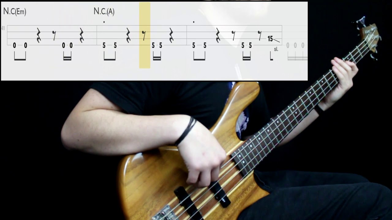 Radiohead The Bends (Bass Only) (Play Along Tabs In Video) YouTube
