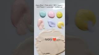 Pastel Shades Mixing 😍😍 #colormixing #asmr #art #mixing #shorts