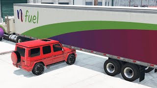 Cars vs Trailer Trucks | BeamNG.Drive screenshot 5