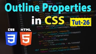 Outline in CSS I HTML5 CSS3 Tutorial 26 in Urdu Hindi
