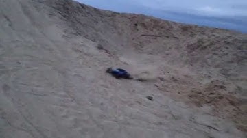 team associated sc10b bashing at the sand pits